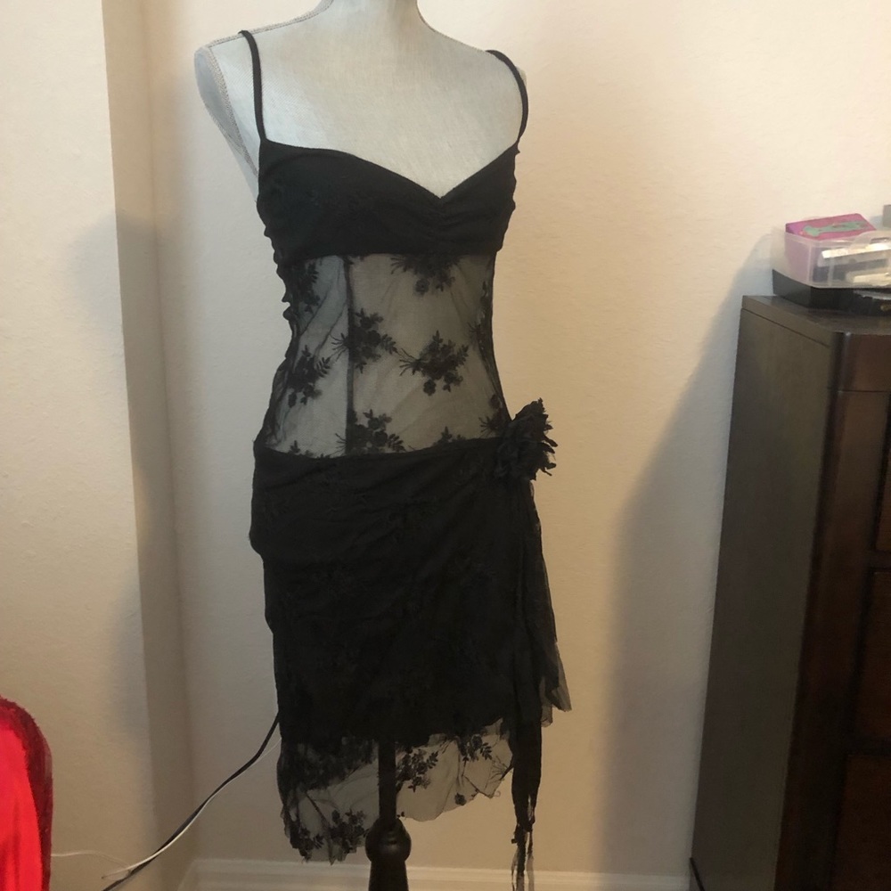 Guess Sexy Black lace dress